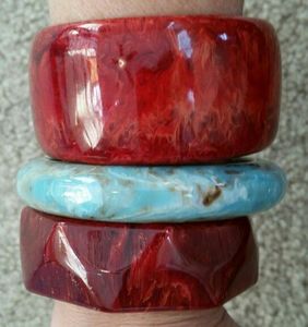 Tendance personnalisé femmes artisanales ange résine mode Bracelet à la main indien modèle motif brin résine artisanat - Product Image 3