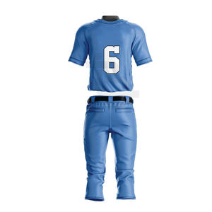Uniformes de Béisbol y Sóftbol para Hombre de Alta Calidad, Duraderos, Transpirables, Impresos, 100% Poliéster, Color y Talla Personalizables - Product Image 3