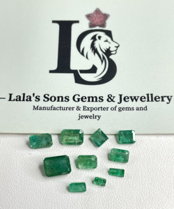 Esmeraldas Zambianas 100% Naturales, Corte Octogonal, Color Verde Medio, Calidad Fina, Piedras Preciosas Sueltas para Joyería al Mejor Precio - Product Image 5