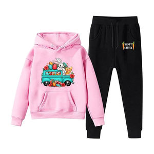 Conjunto personalizado de 2 piezas para correr, chándal de mujer, Jersey de algodón de alta calidad, conjunto de sudaderas y sudaderas para mujer - Product Image 1