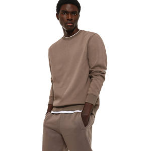 Logo personnalisé 100% coton sweat-shirt à manches longues pour hommes haute qualité Streetwear Plain Tshit vente en gros de t-shirt pour hommes - Product Image 2