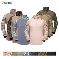 T-Shirts de Combat Tactiques d'Extérieur pour Homme, Chemises Décontractées de Sport, Uniformes de Combat, T-Shirt d'Escalade, de Pêche et de Chasse