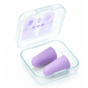Tapones para los Oídos con Protección Auditiva y Estuche Plegable de PU para Reducción de Ruido - Product Image 1