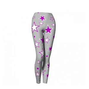 Mallas de Yoga con cintura elástica para mujer, ropa deportiva de cintura alta, cómodas mallas sublimadas para mujer de alta calidad 2025 - Product Image 2