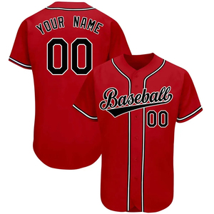 Maillot de baseball chemise d'équipe personnalisée nom personnel numéro rayure Hip Hop vêtements de sport Baseball hommes personnalisé Logo Patch - Product Image 4