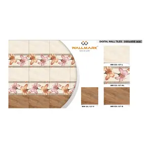 300X450 Anti-Cratch Matte En Glanzende Afwerking Spiegeloppervlak Decoratieve Keramische Wandtegel Porseleinen Tegel Voor Badkamer En Keuken