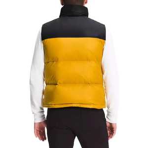 Gilet matelassé d'hiver pour hommes, col montant, veste matelassée sans manches, veste rembourrée personnalisée, épaisse et chaude, vestes bouffantes de style Street wear - Product Image 2
