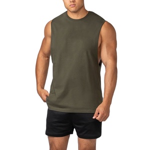 <b>Running</b> <b>Singlet</b> Compression Cut Out Tank Top Loose Fit Summer Yoga Wear O Neck Muscle Sleeveless Custom Color Vintage Tank Top - Product Image 5