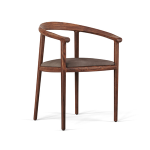 Silla de Comedor de Madera de Teca Premium, Diseño Escandinavo con Respaldo Curvo, Asiento Resistente y Elegante para Proyectos de Hostelería y Comerciales - Product Image 3