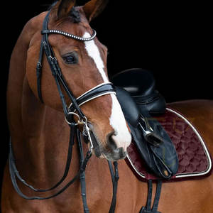 Almohadillas de sillín para adultos con servicio OEM, estilos de salto de inglés occidental de diseño personalizado con relleno de fieltro de lana, forro de tela para deportes al aire libre - Product Image 3