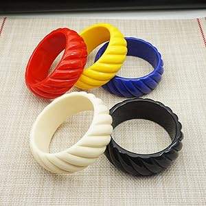 Newly Design Epoxy Resin <b>Bracelet</b> for Party Wear Fashion Jewelry Resin Bangle Gift Wholesale Price Solid Quality Luxury Bangle - Product Image 6