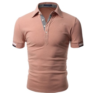 Tricot personnalisé de haute qualité pour hommes pour polos décontracté à manches courtes classique chemises de golf bouton pour le travail Occasion Anti-rides - Product Image 1