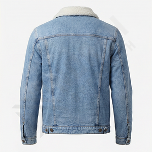 Veste en jean pour homme, manches longues, design élégant, nouvelle collection, best-seller, respirante, vêtement d'extérieur tendance, streetwear, haut décontracté - Product Image 2