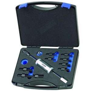 Juego de adaptadores roscados Gedore de 700 g con martillo deslizante y extractor de engranajes de 11 piezas - Product Image 1