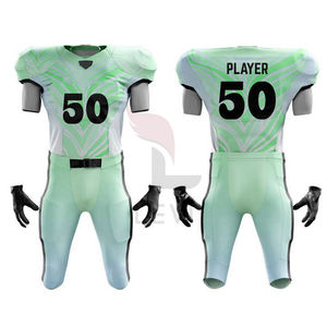 Maillot de football américain de haute qualité ensemble d'uniformes personnalisés pour hommes tissu respirant Double couche vêtements de sport en gros - Product Image 2