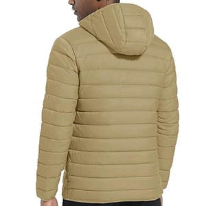Blouson matelassé pour homme de haute qualité à capuche, épaisseur standard, chaud, pour un usage décontracté, travail en extérieur, saisons d'hiver, devant - Product Image 2