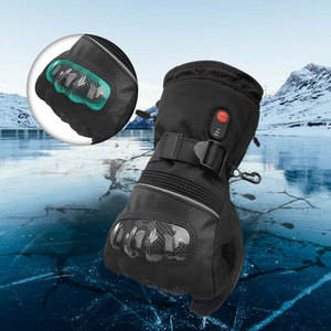 Guantes de cuero con calefacción para carreras de motos de invierno, guantes eléctricos de seguridad para muñeca para uso diario, envío directo - Product Image 5