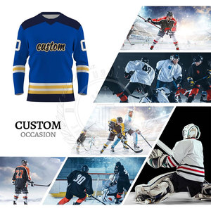 Jersey de Hockey sobre Hielo Personalizado para Hombre Adulto - Último Estilo Más Vendido 100% Poliéster Transpirable - Product Image 6