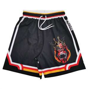 Vente en gros de shorts de basket-ball personnalisés séchage rapide ensembles imprimés respirants de taille plus pour adultes vêtements d'uniforme de basket-ball à sublimation - Product Image 2