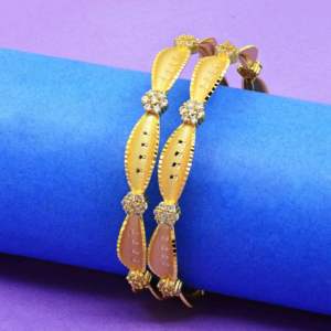 Bracelets en laiton plaqué or micro 14K 18K 24K avec pierres CZ zircon, design traditionnel, bijoux pour femmes, vente en gros - Product Image 1