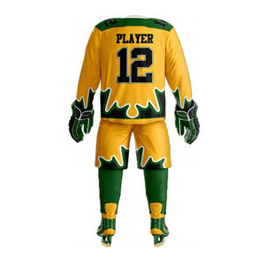 Camisetas de Hockey sobre Hielo Sublimadas Personalizadas de Alta Calidad a Precio Económico, Transpirables, de Secado Rápido, Impresas con Sublimación Completa, 100% Poliéster - Product Image 6