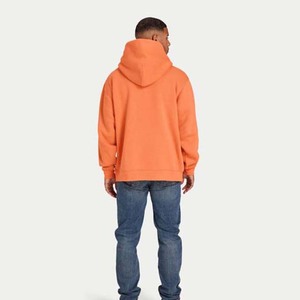 เสื้อฮู้ดผ้าฝ้าย100% เรียบขนาดใหญ่สำหรับผู้ชายเสื้อฮู้ดแบบสวมหัวขนาดพลัสไซส์สำหรับฤดูหนาว - Product Image 5