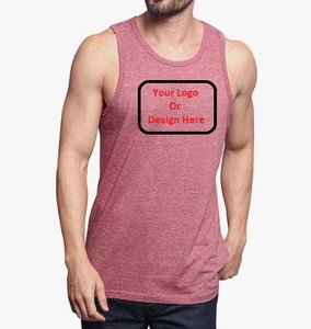 Wholesale Men Muscle Tank Super Comfortable Tanks 100% Cotton Imported Pull on Closure <b>Machine</b> Wash Sourcing From Bangladesh - Product Image 1