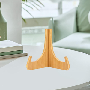 Decorative Wooden Easels <b>Plate</b> <b>Stand</b> for Home Kitchen Hotel Cafe and Restaurant use at best price - Product Image 2