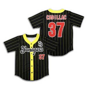 Personalizado Softball Desgaste Sublimación Patrón Logo Diseño Youth Club Team Baseball Jersey Camisas - Product Image 4