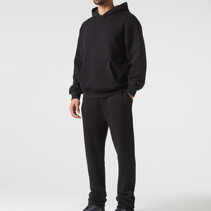 High Quality Men Plus Size Oversize Solid Tracksuit <b>Sets</b> Adult Comfortable Breathable Quick Dry Lightweight Custom Logo Design - Product Image 3