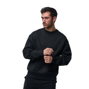 Jersey de punto suelto informal con cuello redondo para hombre de algodón 100% personalizado, ropa de calle, sudadera de Otoño de punto con cuello redondo para hombre - Product Image 5