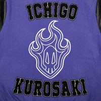 Bleach anime varsity veste Ichigo Kurosaki blouson aviateur brodé violet et noir streetwear letterman veste pour hommes