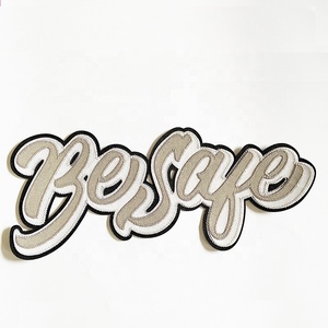 Écussons brodés personnalisés en tissu pour vêtements de sport à 3 couches, à coller au fer, à thermocoller, en sergé, en applique, badges en caoutchouc - Product Image 3