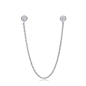 ต่างหูแบบห่วงเดี่ยว CZ สไตล์หรูหรา งานแฮนด์เมด แฟชั่นตุรกี ขายส่ง เงินแท้ 925 เครื่องประดับคุณภาพสูง - Product Image 5