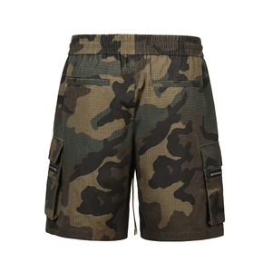 Short cargo décontracté multi-poches pour la chasse et la pêche en plein air avec logo personnalisé Short cargo de chasse en polyester respirant pour hommes - Product Image 4