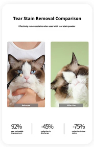 Lot de 3 brosses écologiques pour le nettoyage des yeux des animaux de compagnie pour l'élimination des taches et le bain. - Product Image 4