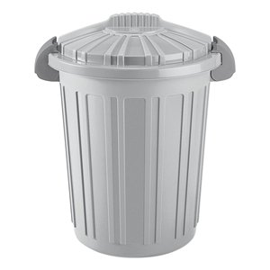 Bidoncino (23Lt) Teo avec double clip de fixation AURORA Grigio 810137410D - Product Image 1