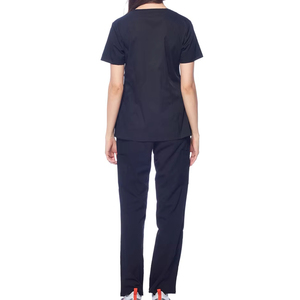 Mejores ventas de alta calidad de las mujeres uniformes de enfermería transpirable Hospital Scrub Sets Precio - Product Image 3