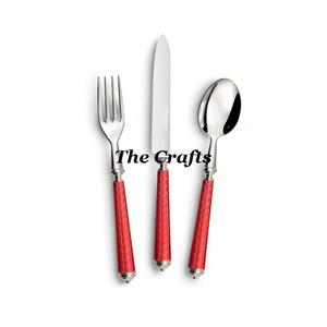 Meilleur Design Ensemble de Couverts en Acier Inoxydable avec Poignées en Résine Taille et Forme Personnalisées Cuillère et Fourchette Ensemble de Couverts - Product Image 3