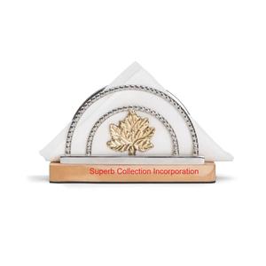 Servilletero de diseño Floral de latón dorado de la mejor calidad para mesa de comedor, soporte de tejido de Metal decorativo para cocina y decoración del hogar - Product Image 6