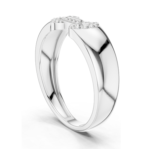 Bague élégante en diamant de laboratoire pour femmes, or 18 carats, 14 carats, 10 carats et argent 925, or rose, jaune, blanc, VVS-VS EF CVD - Product Image 4