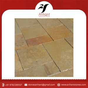 Un fabricant indien propose des carreaux de calcaire poli de conception moderne de taille personnalisée pour les applications extérieures de villas - Product Image 2