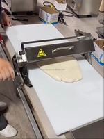 Machine à étaler la pâte, Étaleur manuel, Étaleur réversible pour pâte feuilletée et fondant, Pliable, pour croissants, pâtisseries et pizzas