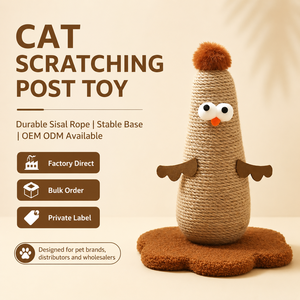 Poteau à gratter en sisal <span class=keywords><strong>pour</strong></span> chatons et chats, pilier à gratter résistant aux rayures, <span class=keywords><strong>griffoir</strong></span> en sisal non-déchirable exclusif <span class=keywords><strong>pour</strong></span> chats - Product Image 3