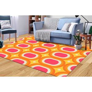 Tapis psychédélique rétro : design ondulé et étrange, décoration moderne pour la maison, tapis doux non tissé - Product Image 2