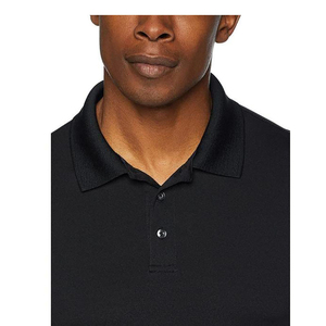 Nouveautés : Chemises en tricot solide de qualité supérieure pour hommes avec logo personnalisé et coupe confortable - Product Image 2