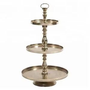 Soportes Decorativos para Tartas de Acero Inoxidable y Cobre para Tartas de Boda, Soporte Decorativo para Tartas - Product Image 4