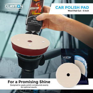Almohadilla de Lana Premium Clayton Car Care de Alta Calidad, 5 Pulgadas, Blanca, para Pulido, Alta Eficiencia, Duradera, Ecológica, Especialmente Diseñada - Product Image 5