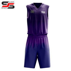 100% poliéster uniforme de baloncesto de alta calidad personalizado deportes al aire libre uniforme de baloncesto - Product Image 1