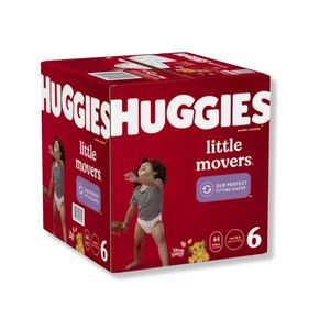 Couches pour bébés Huggies Little Movers Premium, toutes tailles, ajustement doux et extensible, protection contre les fuites pour bébés actifs toute la journée - Product Image 6